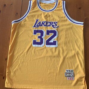 1979-80 Lakers Magic Johnson Hardwood Classics Jersey